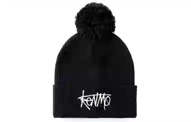 肯默 保暖 刺绣带球 腈纶 绒线帽 男女同款情侣款