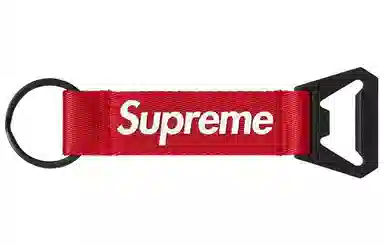 Supreme Week 5 Bottle Opener Webbing Keychain