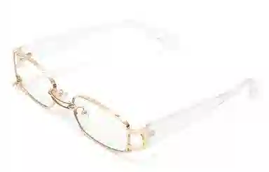 肯默 复古摩登墨镜  防紫外线太阳镜  金属小框眼镜  男女通用  多色可选