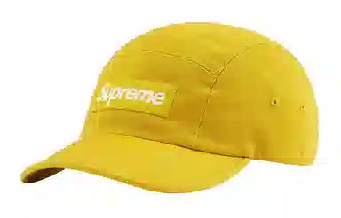 Supreme Week 1 Washed Chino Twill Camp Cap logo