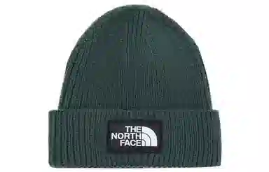 The North Face Classic Logo Beanie Dark Green