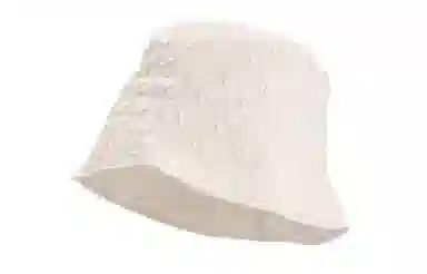 白卷 个性泡泡 小方块肌理感遮阳 闺蜜同款 渔夫帽 女款 黑色 白色