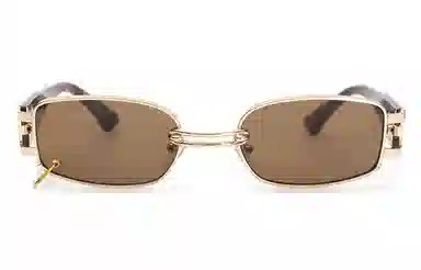 肯默 复古摩登墨镜  防紫外线太阳镜  金属小框眼镜  男女通用  多色可选