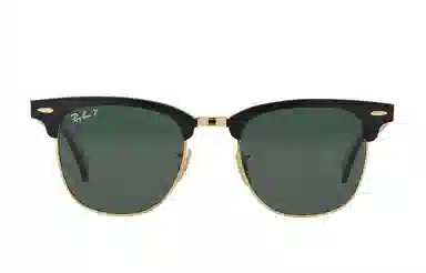 RayBan Retro Metal Frame Polarized Sunglasses Green