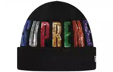Supreme Supreme FW20 FW20 Week 10 New Era Sequin Beanie Logo