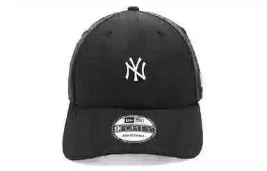 New Era Classic Curved Brim Cap Black