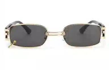 肯默 复古摩登墨镜  防紫外线太阳镜  金属小框眼镜  男女通用  多色可选