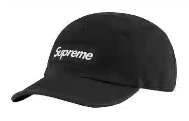 Supreme Week 1 Washed Chino Twill Camp Cap logo
