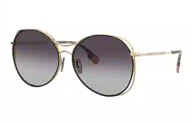 Burberry Gradient Round Sunglasses Grey