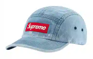 Supreme Week 1 Washed Chino Twill Camp Cap logo