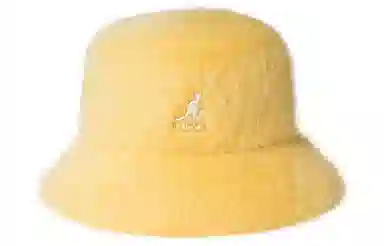 Kangol Classic Logo Bucket Hat Yellow