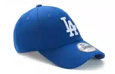 NewEra LA Curved Brim Adjustable Baseball Cap Blue