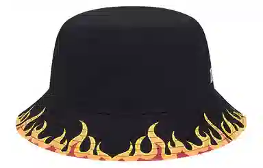 New Era Flame Series Bucket Hat Black