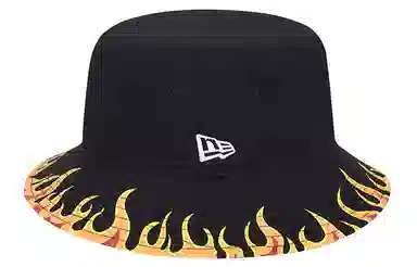 New Era Flame Series Bucket Hat Black
