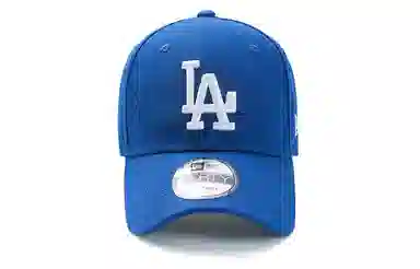 NewEra LA Curved Brim Adjustable Baseball Cap Blue