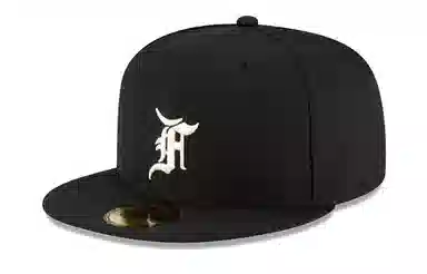 Fear of God Essentials Logo Wool Blend Baseball Cap Black