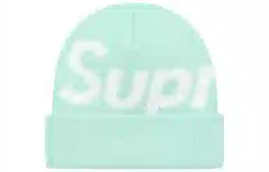 Supreme Big Logo Beanie Klein Blue