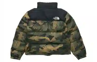The North Face 1996 Retro Nuptse Jacket Green Camo