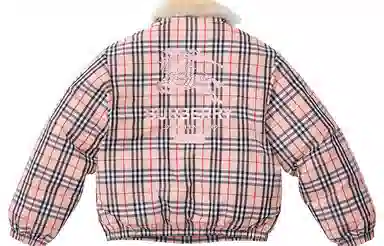 Supreme x Burberry Shearling Collar Down Puffer Jacket
