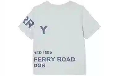 Burberry SS22 Logo T-Shirt Kids Gray
