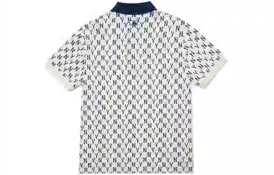 MLB Yankees Logo Polo Cream