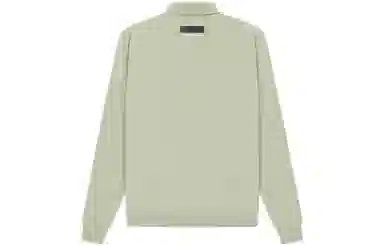 Fear of God Essentials SS22 Ls Polo Seafoam LogoPolo