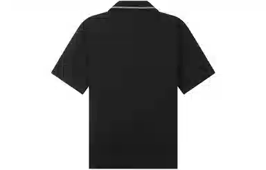 Prada SS22 Cotton Polo Black