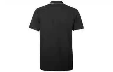 McQ Alexander McQueen Embroidered Swallow Polo Black