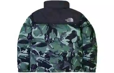 The North Face Retro Nuptse 1996 Green Camo