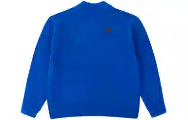 ADER ERROR V-Neck Argyle Sweater Blue