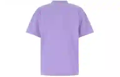 Balenciaga Logo Print T-Shirt Purple