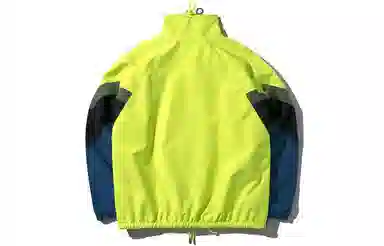 中国李宁 撞色运动宽松夹克外套 男女同款  荧光绿