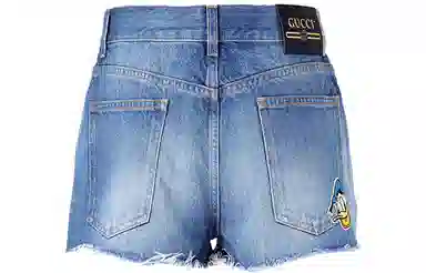 GUCCI x Disney Donald Duck Denim Shorts
