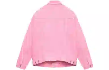 Balenciaga SS22 Valentine's Denim Jacket Pink