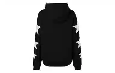 Burberry Star Print Hoodie Black
