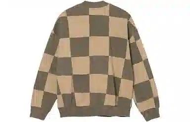 Stussy FW21 Blur Checker Fleece Mock Neck