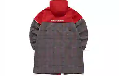 FILA x Mihara Yasuhiro Plaid Patchwork Woven Hoodie Coat