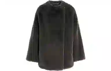 Moncler Genius FW21 Asymmetric Button Down Jacket Mud Brown