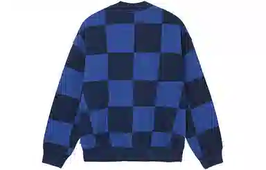 Stussy FW21 Blur Checker Fleece Mock Neck