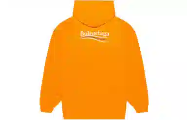 Balenciaga FW21 Logo Hoodie Orange