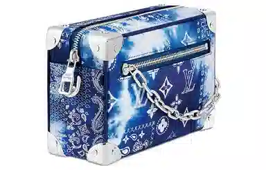 Louis Vuitton Soft Trunk Tie-Dye Blue