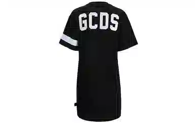GCDS Classic Logo Dress Black