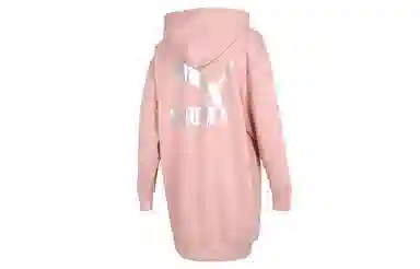 Puma Classics Hooded Longsleeve Dress Pink