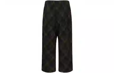 Maison Margiela FW21 Plaid Wool Trousers Green