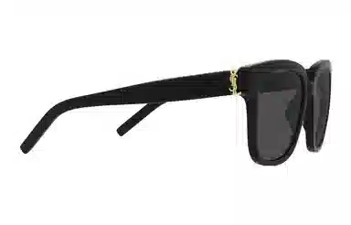 Saint Laurent Logo Sunglasses Black