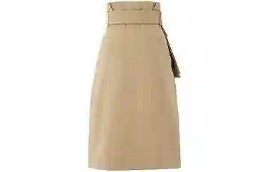 SOON FLOWER Skirt Khaki