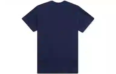 CDG Play Double Heart T-Shirt Navy T