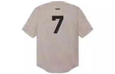 Fear of God Full Zip Baseball Jersey Away Grey Logo