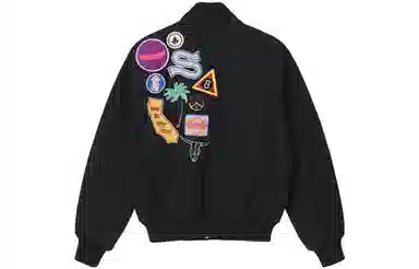 Stussy SS22 Baseball Jacket Black