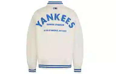 MLB Yankees Jacket Ivory